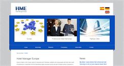 Desktop Screenshot of hotel-manager-europe.com